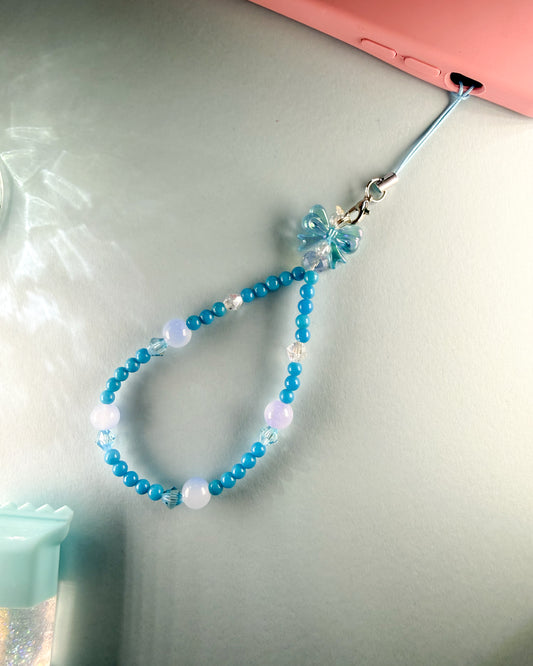 🩵 Cloudberry Glow Phone Charm