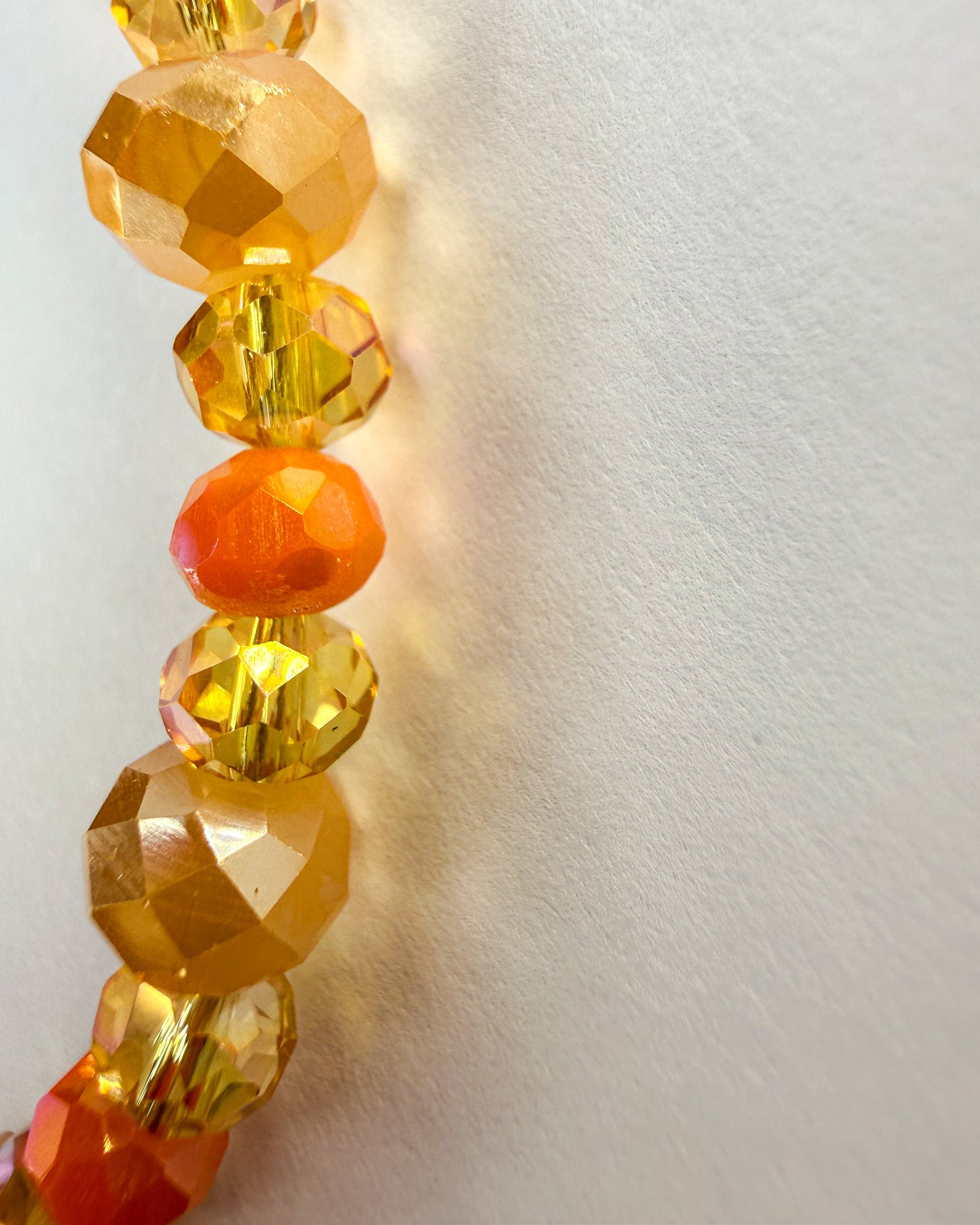 🥭 Golden Mango Glow Phone Chain