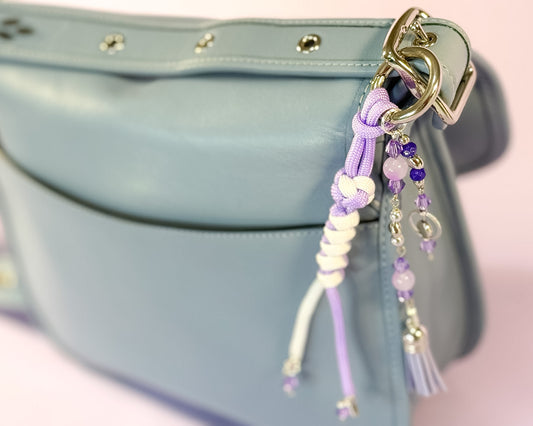 💜 Lavender Lace Purse Charm