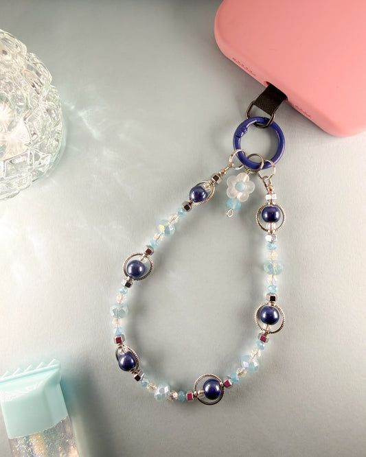 π Midnight Berry Orbit Phone Chain