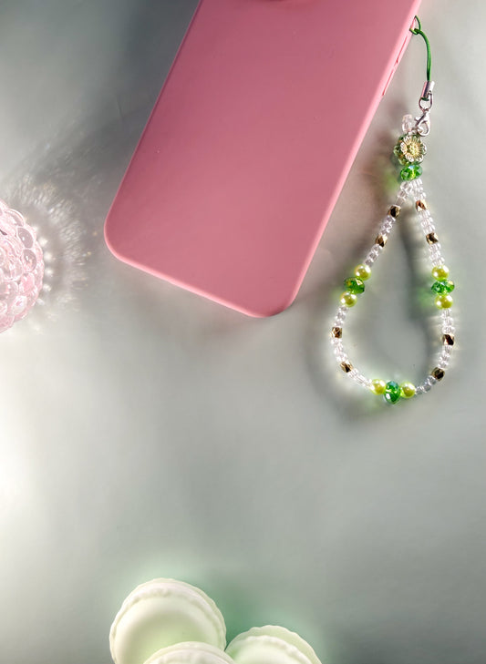 🍀 Sweet Clover Phone Charm