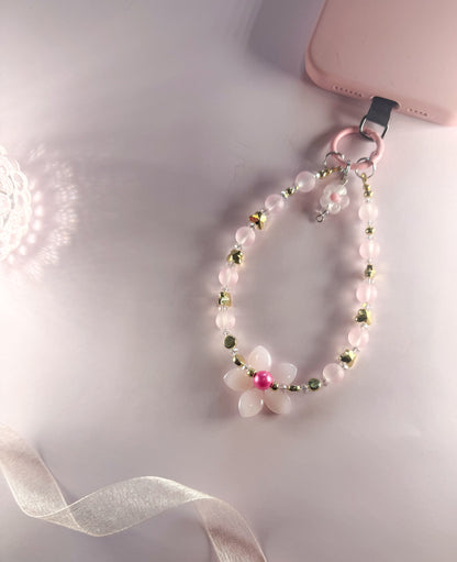 🌸 Bloom Milkshake Phone Chain