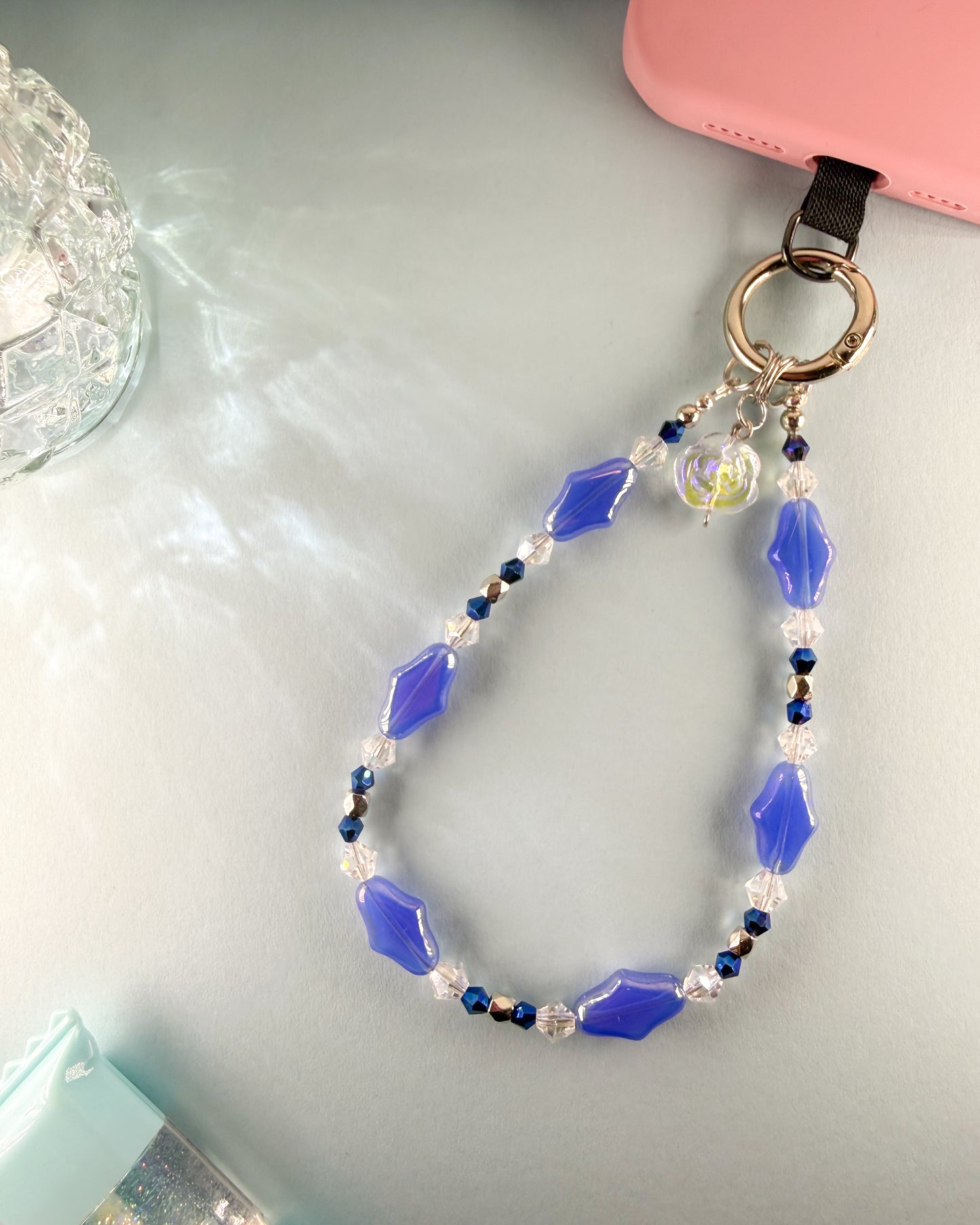 🫐 Blueberry Milk Cloud Phone Chain