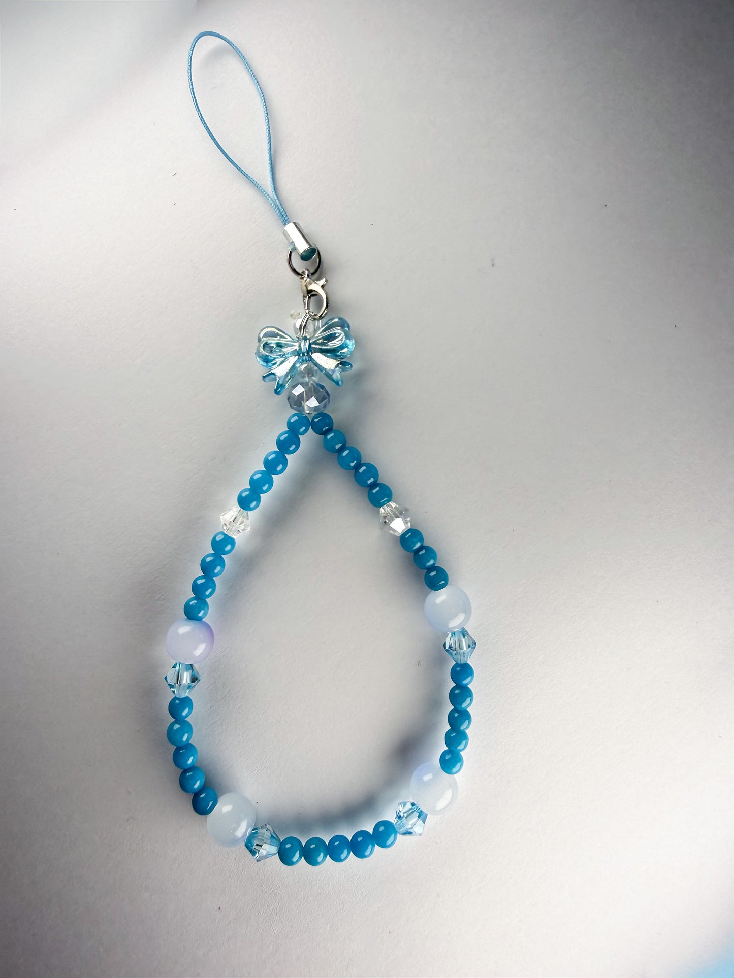 🩵 Cloudberry Glow Phone Charm