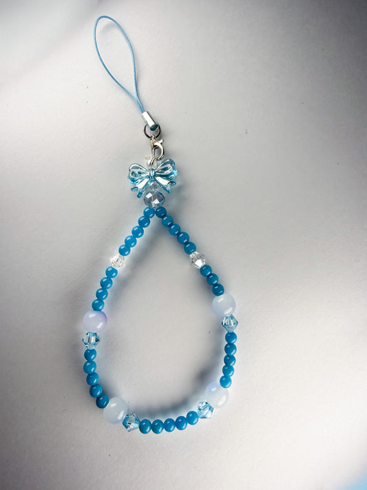 🩵 Cloudberry Glow Phone Charm