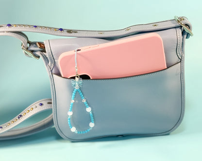 🩵 Cloudberry Glow Phone Charm