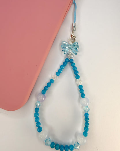 🩵 Cloudberry Glow Phone Charm