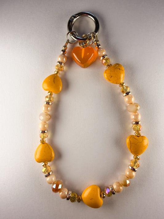 🥭 Honey Mango Swirl Phone Chain