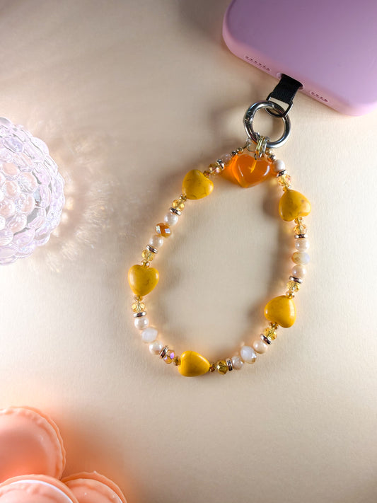 🥭 Honey Mango Swirl Phone Chain