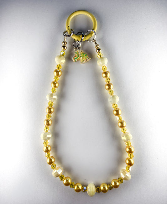 🍋 Lemon Cream Glow Phone Chain