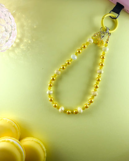 🍋 Lemon Cream Glow Phone Chain