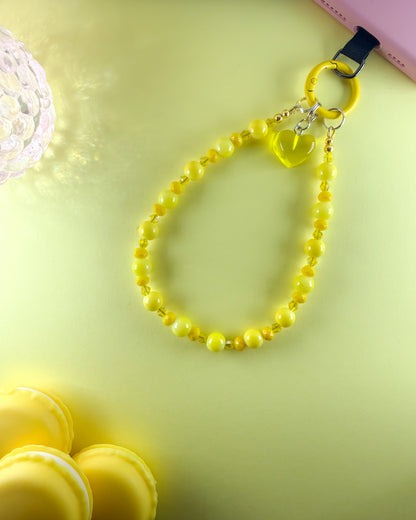 🍋 Lemon Sugar Pearl Phone Chain