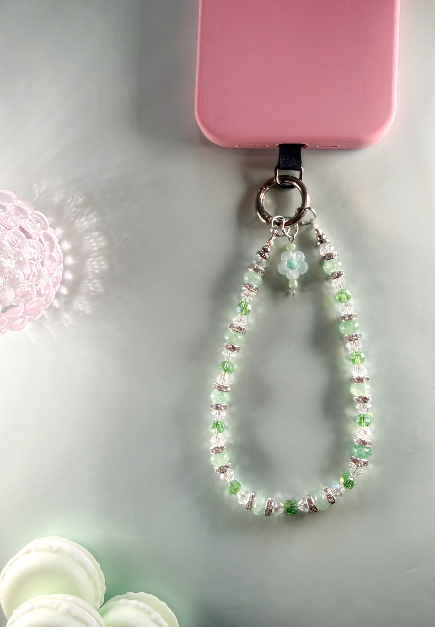 🍵 Matcha Sugar Phone Chain