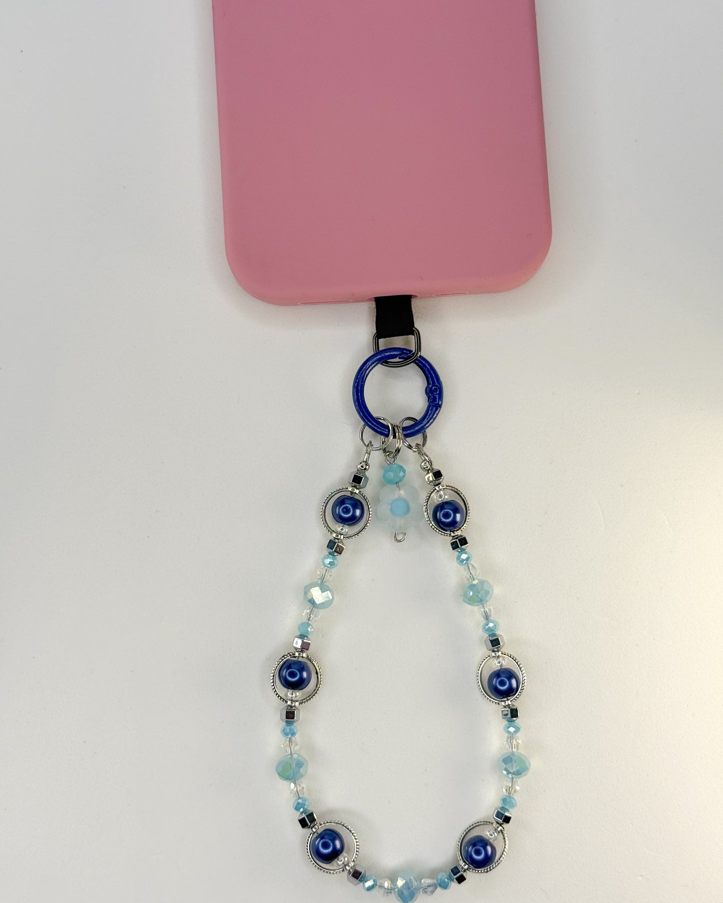🌙 Midnight Berry Orbit Phone Chain