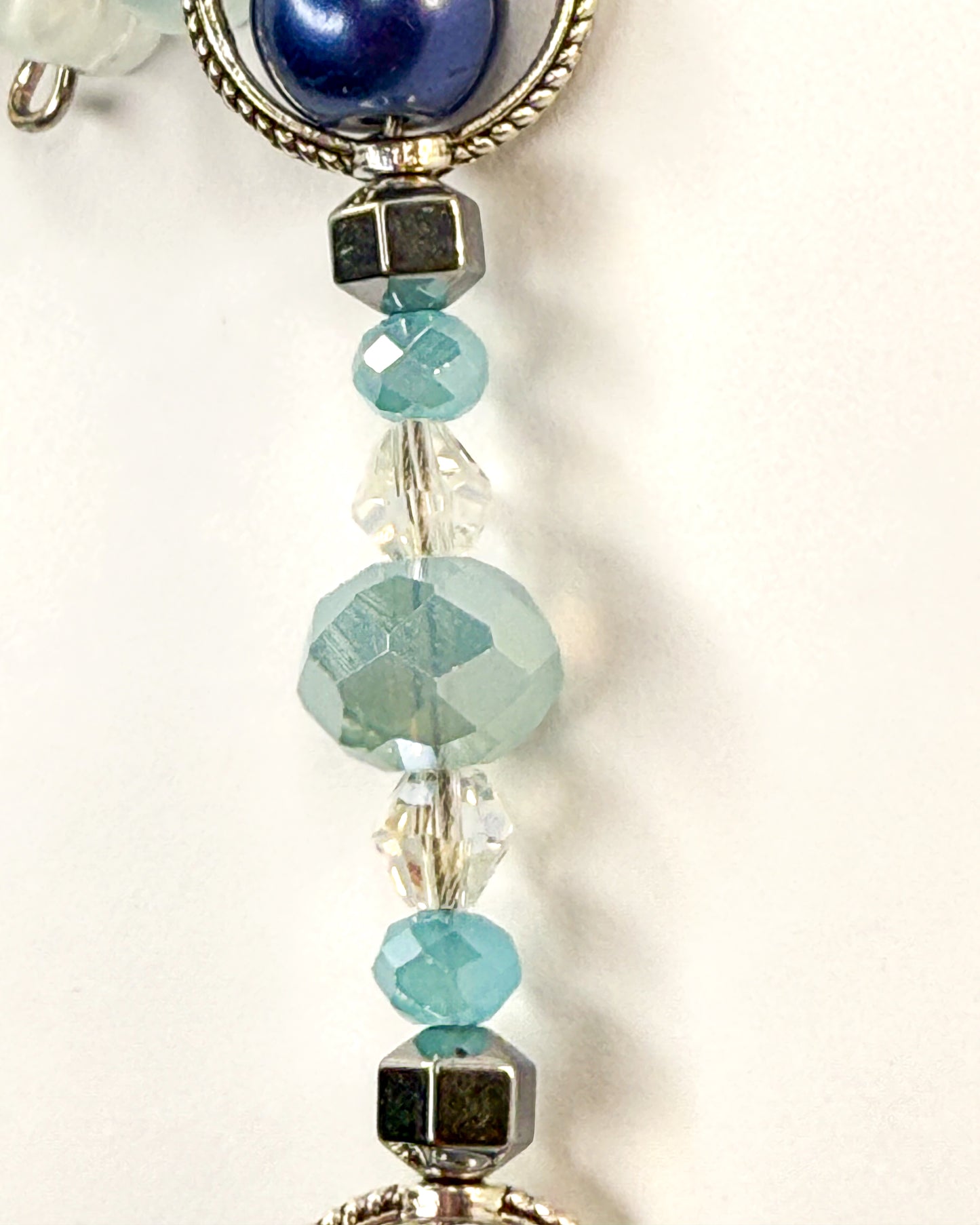 🌙 Midnight Berry Orbit Phone Chain