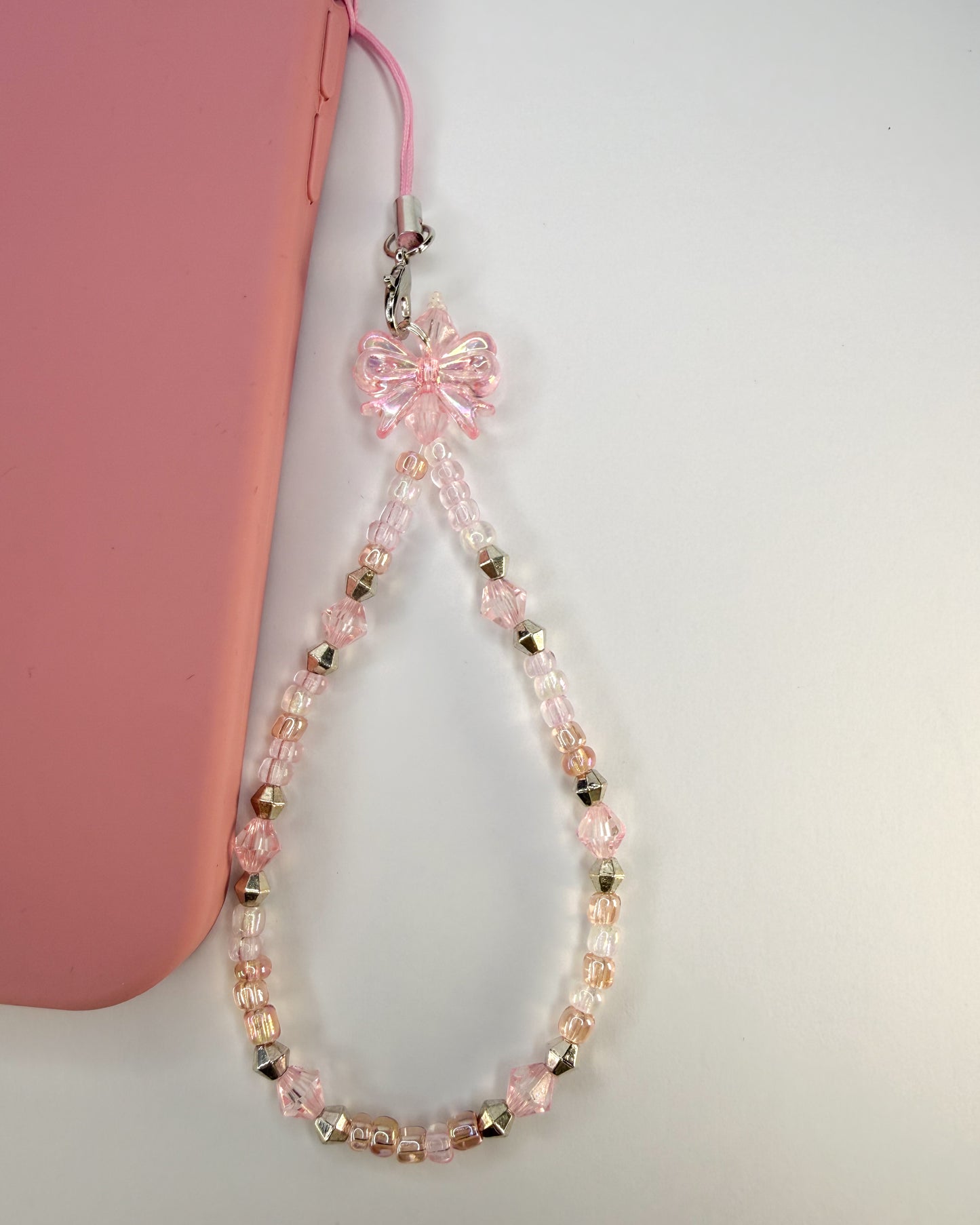 🎀  Pink Frosting Phone Charm