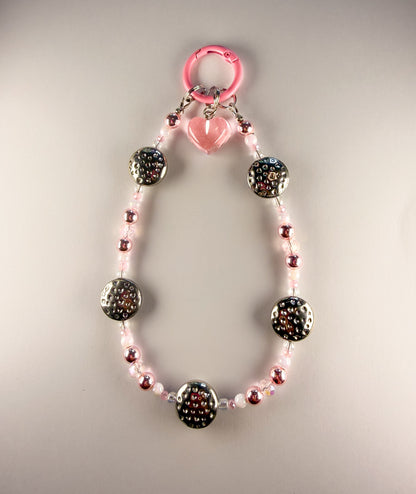 🍓 Strawberries & Cream Phone Chain