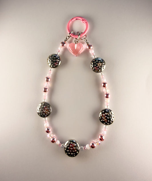 🍓 Strawberries & Cream Phone Chain