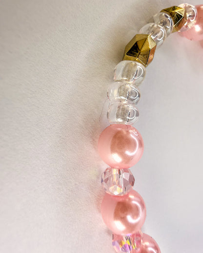 🍓 Pink Petal Kiss Phone Charm