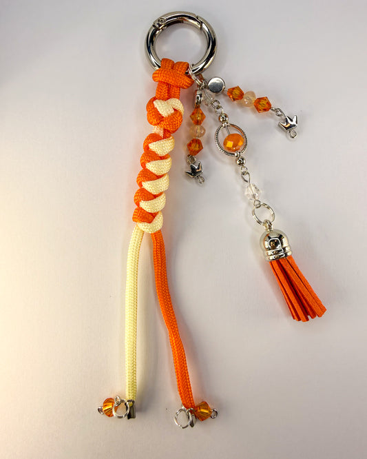 🍊 Sunset Sorbet Swirl Purse Charm
