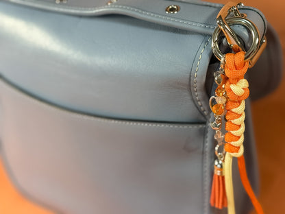 🍊 Sunset Sorbet Swirl Purse Charm