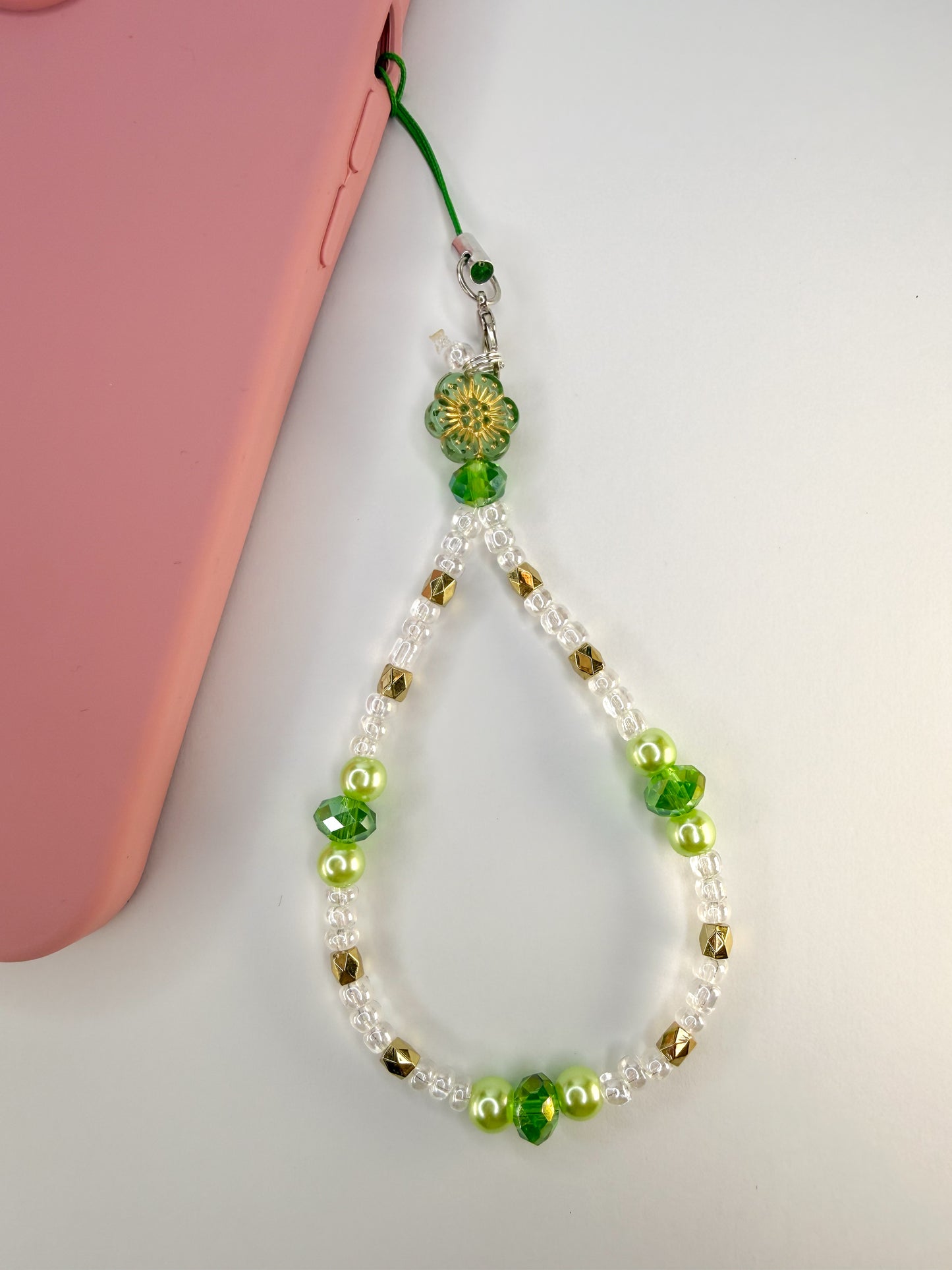 🍀 Sweet Clover Phone Charm
